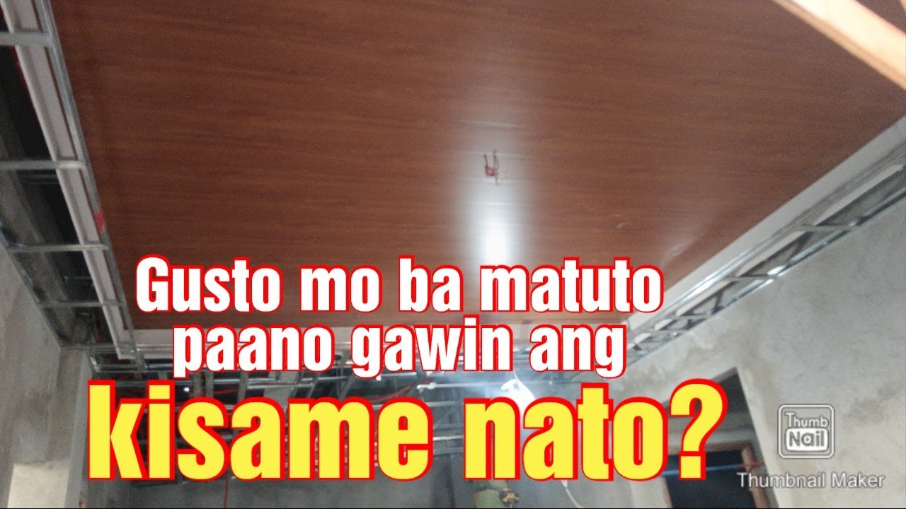Paano gumawa ng kisame na may cove design?? at gamit ang pvc? full tutorial video