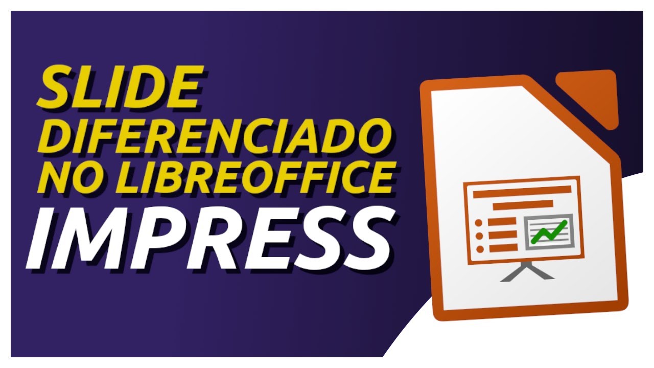 Criei um slide diferenciado no Libreoffice Impress
