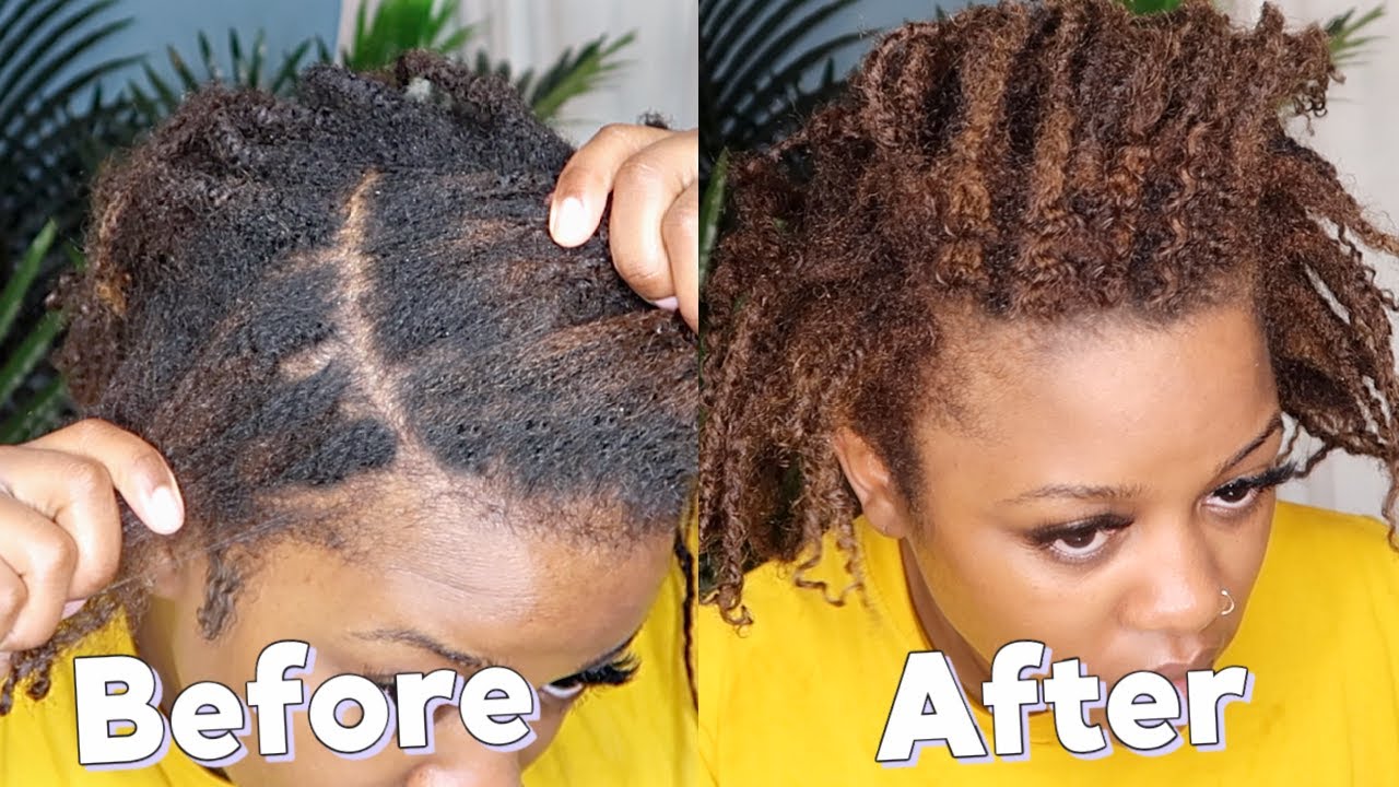 I DYED MY STARTER LOCS 😐 + 2ND RETWIST
