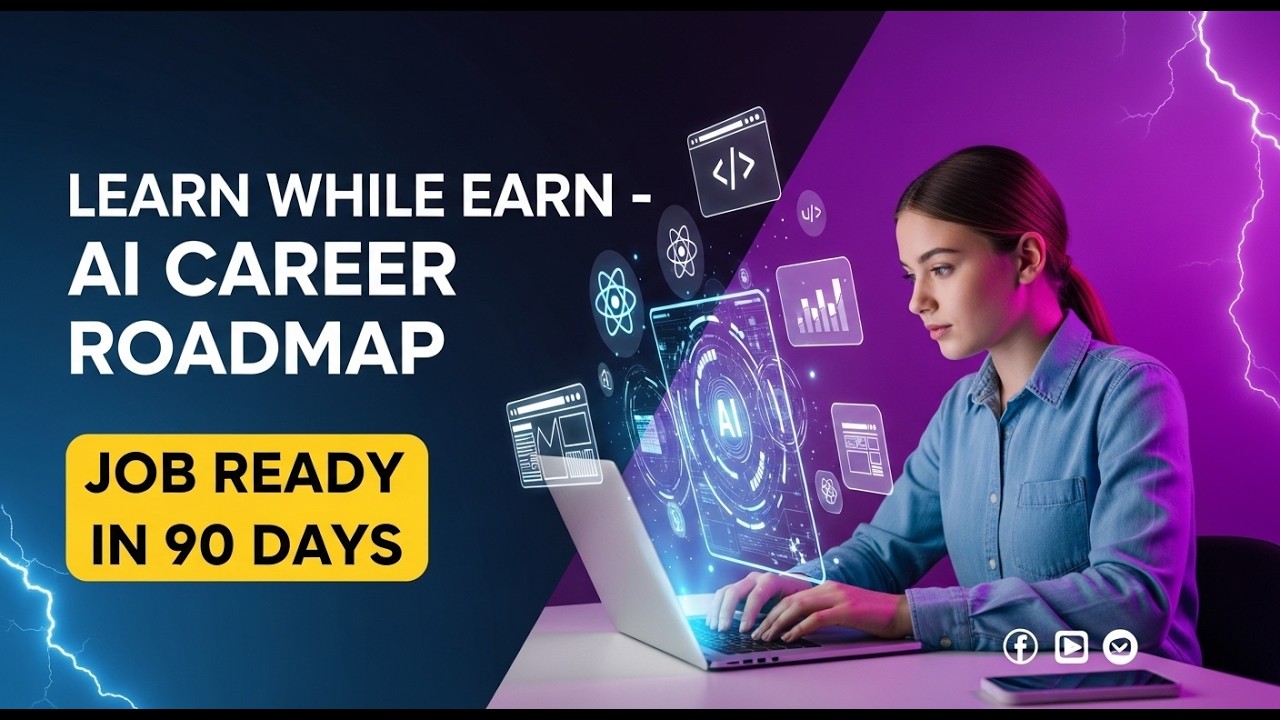 AI Career Roadmap 2026 | Learn While You Earn Internship | Digital Marketing & UI UX Course