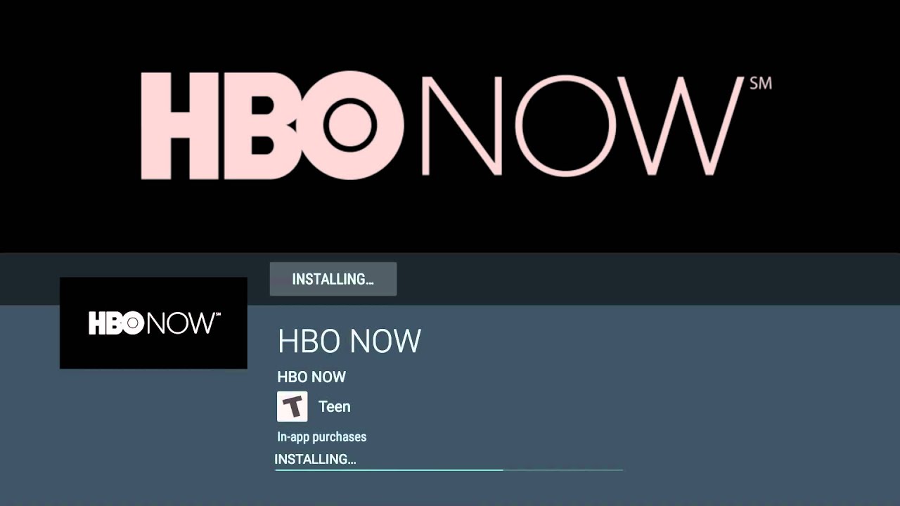 Как установить HBO Now на Android TV