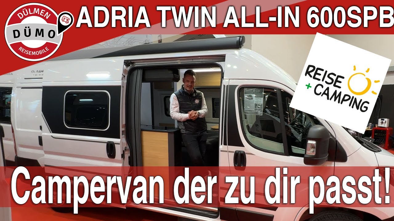 Dieser CAMPERVAN passt sich dir bestimmt an! Adria Twin ALL-IN 600SPB