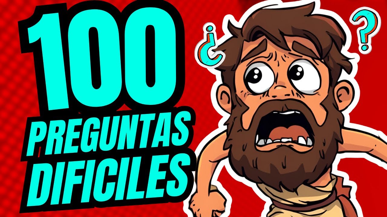 100 ACERTIJOS BIBLICOS 😧❓100 PREGUNTAS DIFICILES DE LA BIBLIA