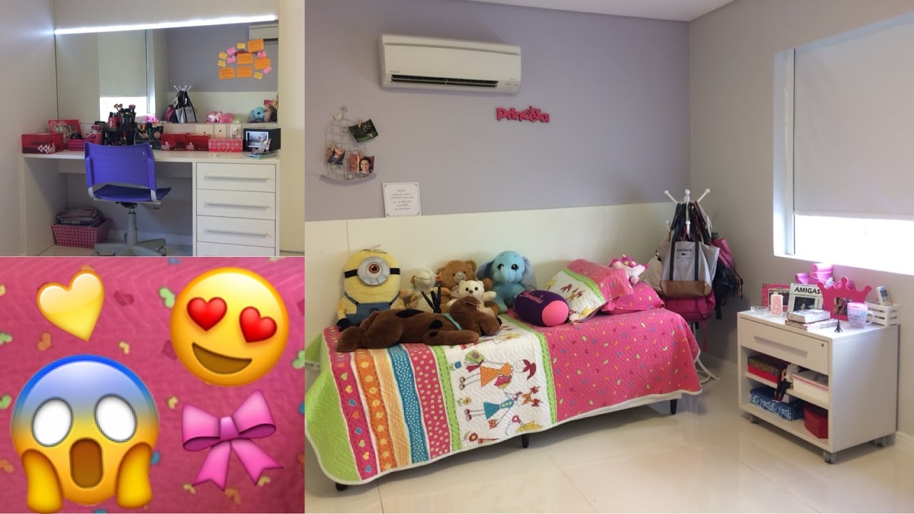 FINALMENTE, O TOUR PELO MEU QUARTO! - Milena Paiva