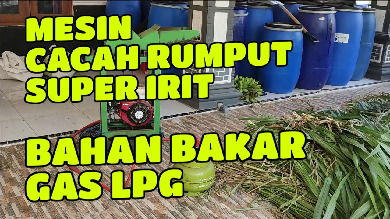 CUMA 1 JUTAAN!! MESIN CACAH RUMPUT SUPER CEPAT 1 TON/ JAM