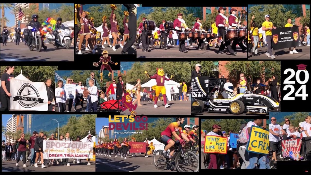 ASU Home coming parade 2024 #parade #homecoming