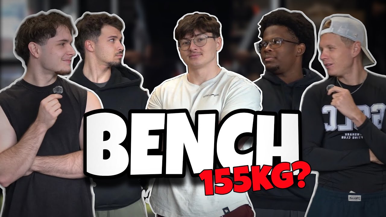 PR BENCH - Il se DÉCHIRE le PEC avec 155kg 🤕