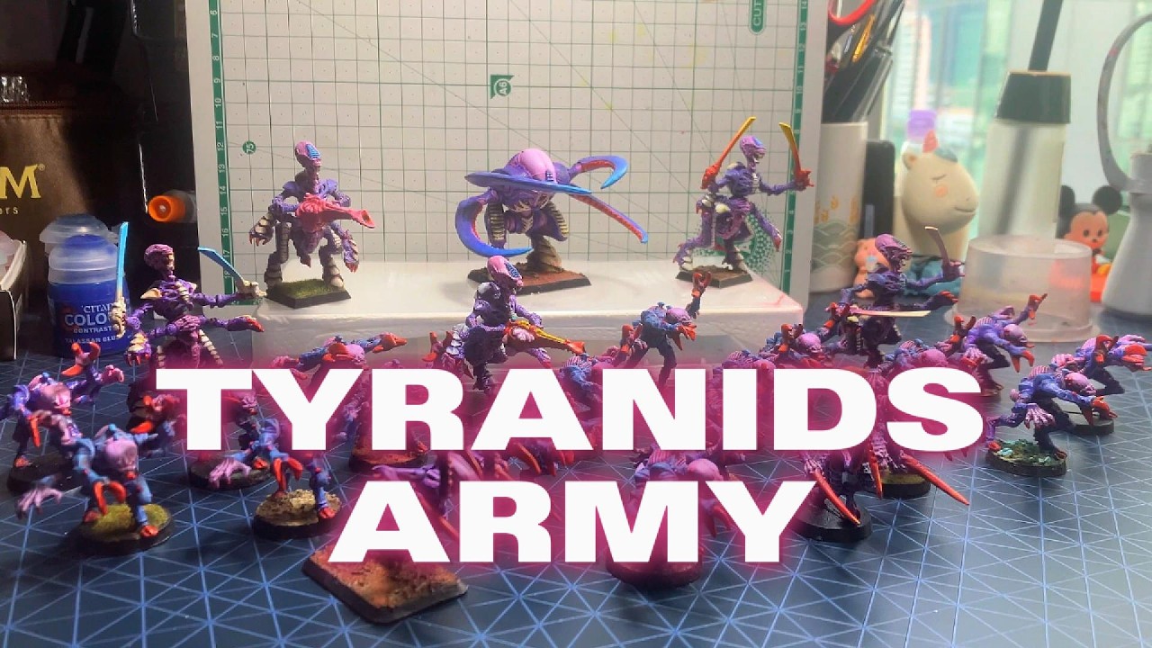 Restoring Tyranids & Genestealers from the 90s: Retro Painting (English)