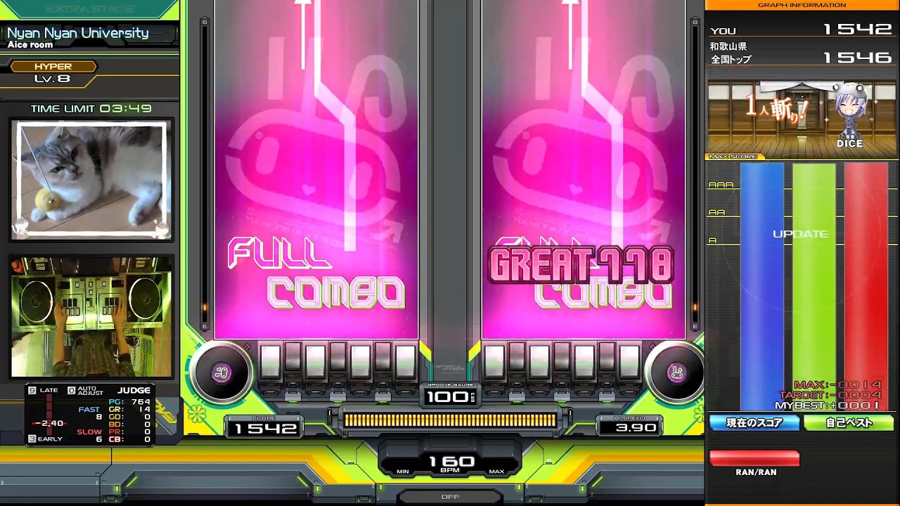 Nyan Nyan University  / DPH 正規 / FC MAX-14 【beatmania IIDX 33 Sparkle Shower】