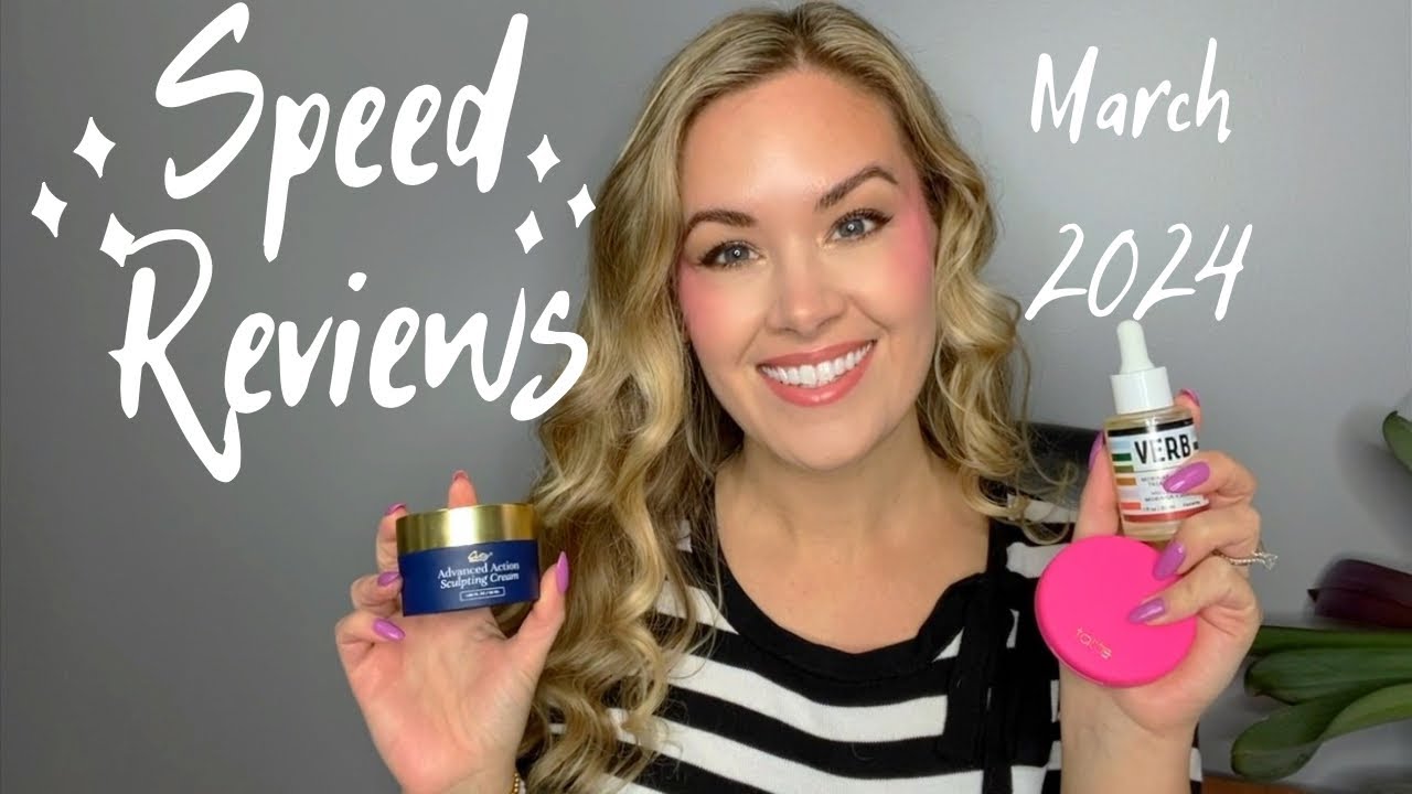 Speed Reviews | Tarte, Verb, City Beauty & more | March 2024