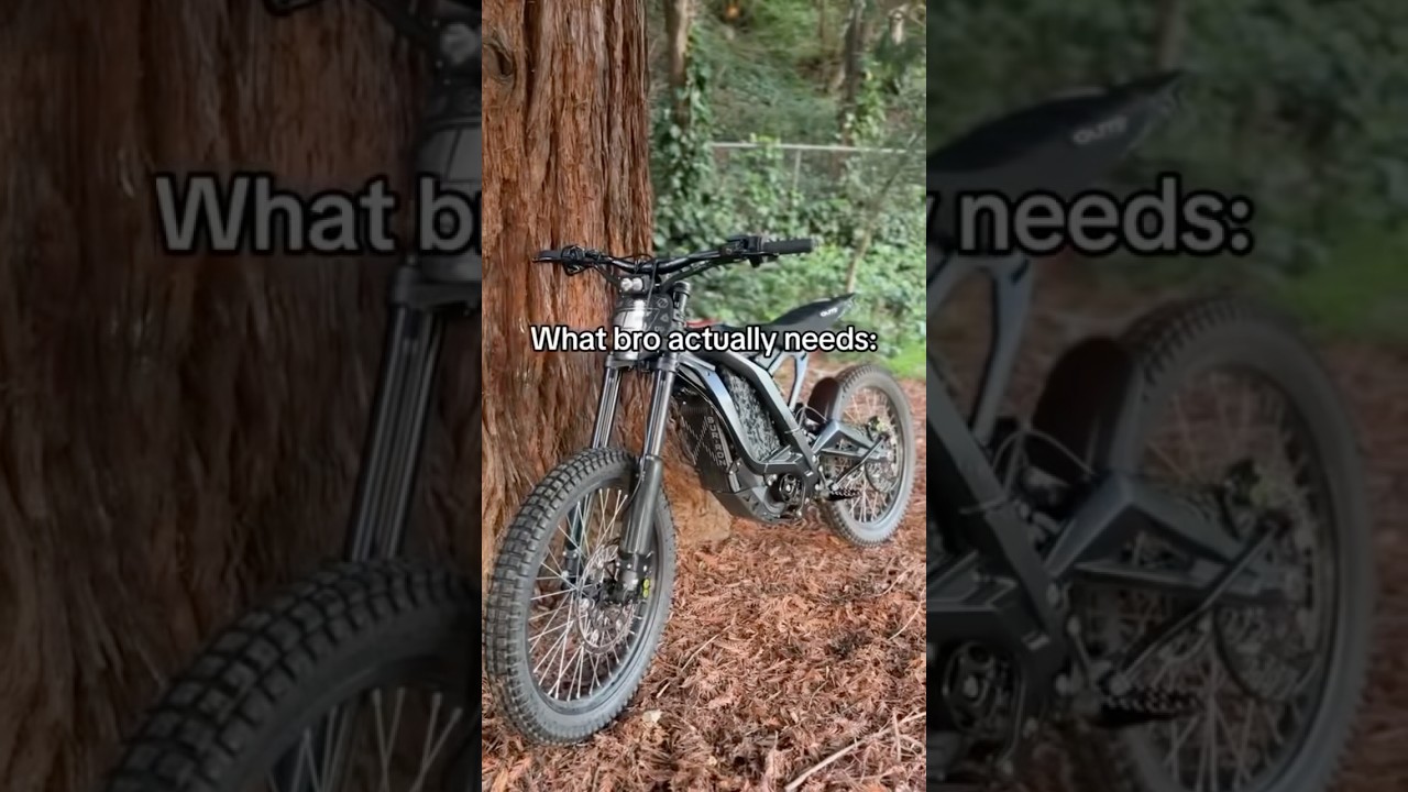 BRO NEEDS A SURRON!!😭 #surron #ebike #eride #emoto #lightbee #electric #talaria #eridepross #funny