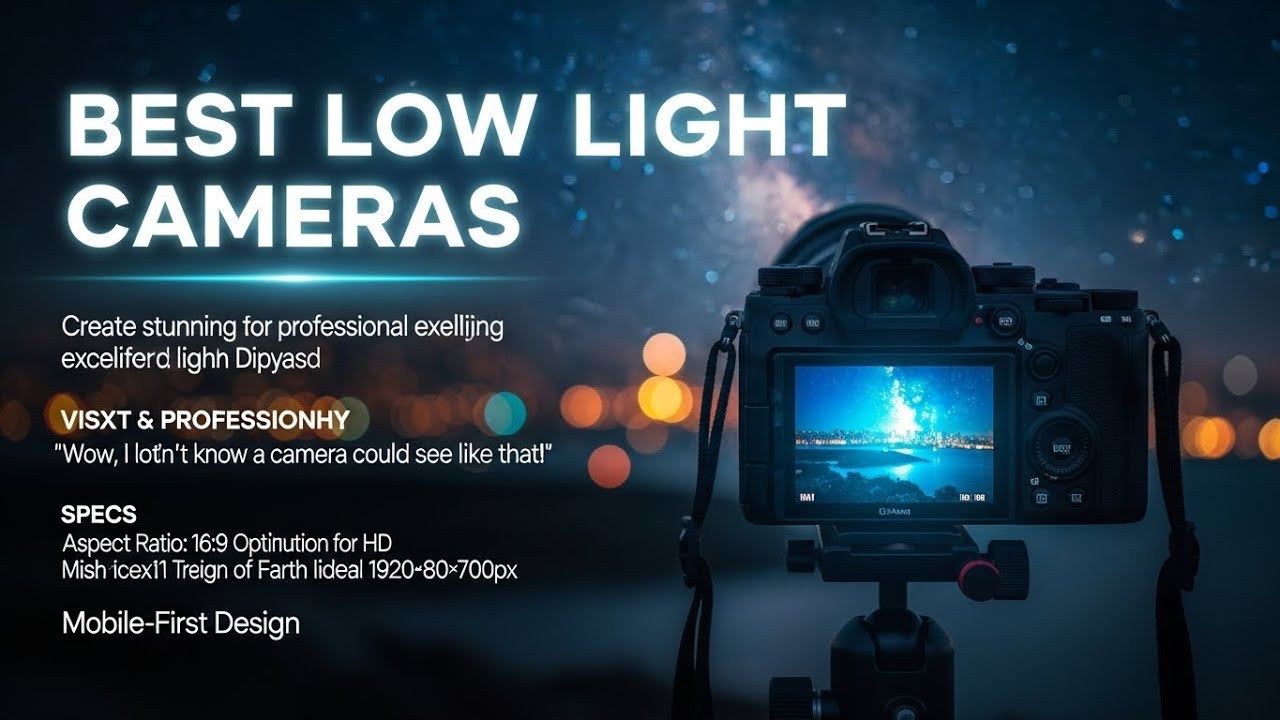 TOP 5 Best Low Light Cameras “Night Shots Looking Terrible? You Need One of THESE Cameras!”