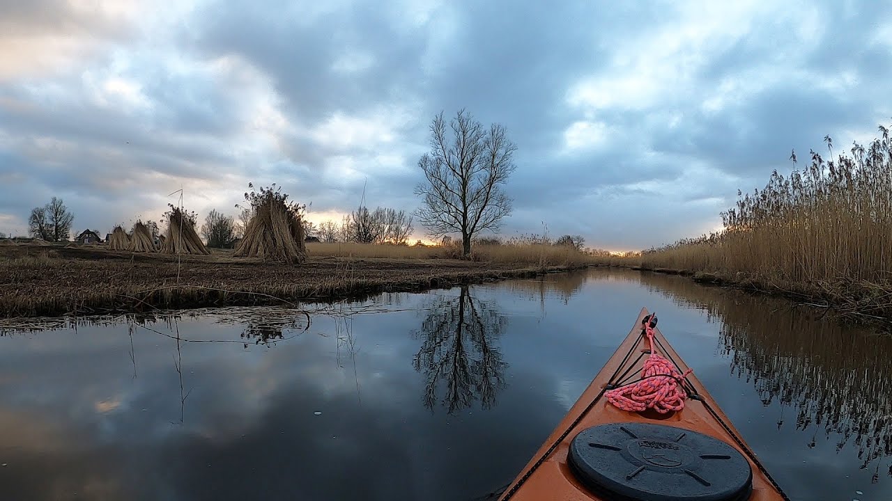 KAYAK IN ICY WATERS