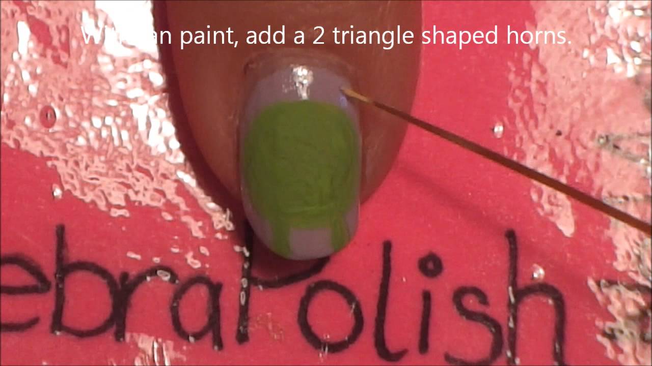 Monsters University Nail Art Tutorial