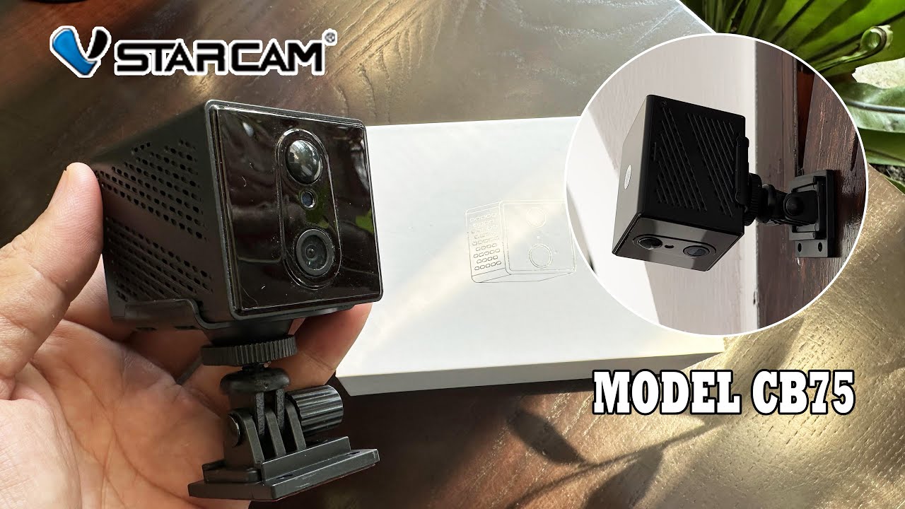 VSTARCAM 4G Camera pin CB75 unboxing