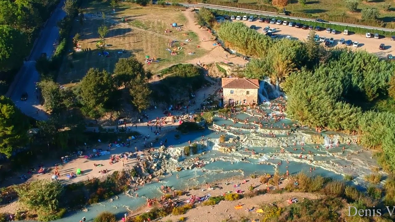 Terme di Saturnia filmato aereo drone DJI Spark