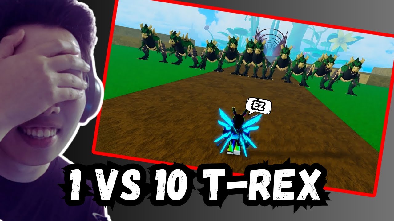 1 GRAVITY VS 10 T-REX