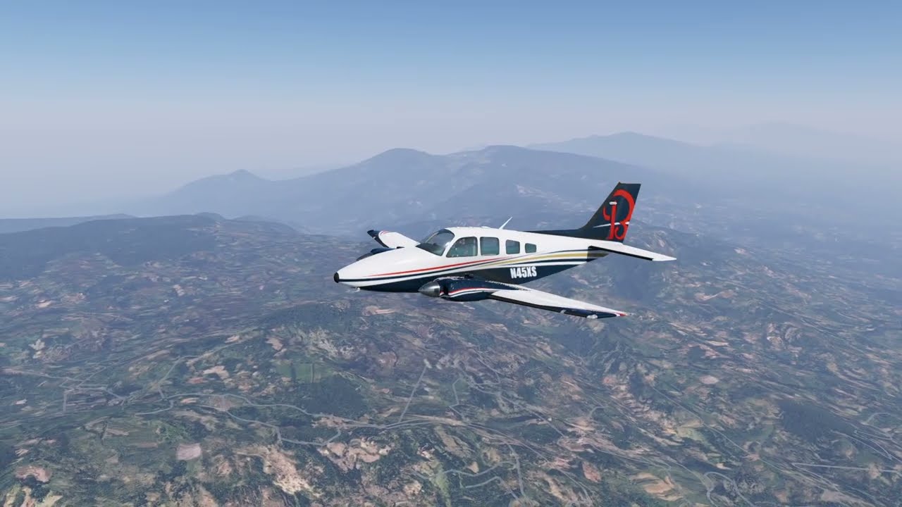 San José - Tegucigalpa, en un Baron 58