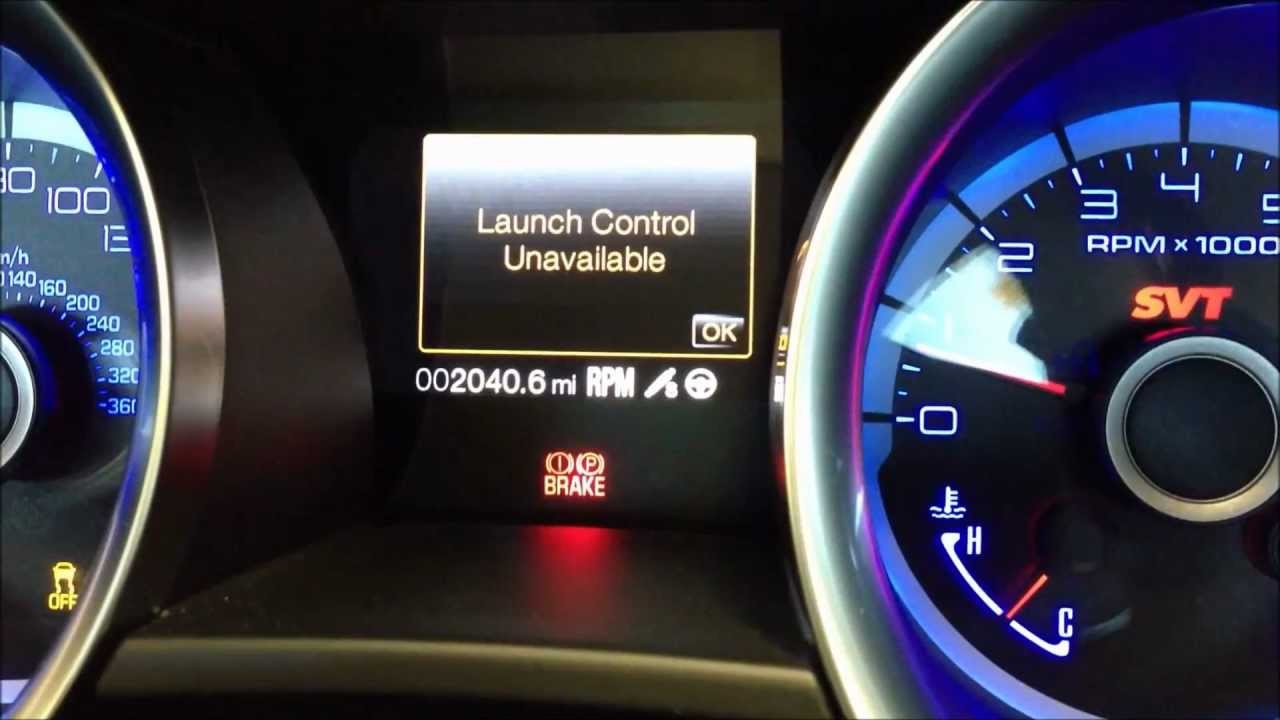 2013 SHELBY GT500 launch control modes