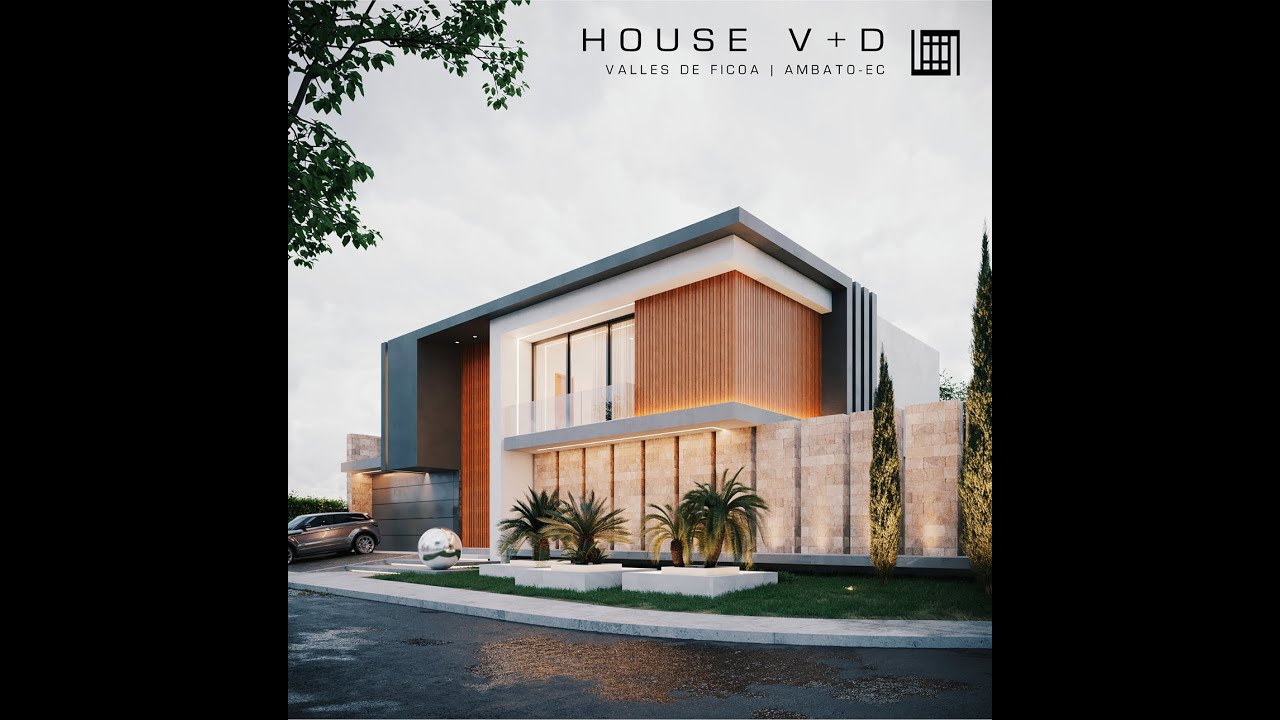 CASA V+D | DISEÑO ARQUITECTONICO INTEGRAL | VALLES DE FICOA / AMBATO - ECUADOR TERRENO 24X23 M
