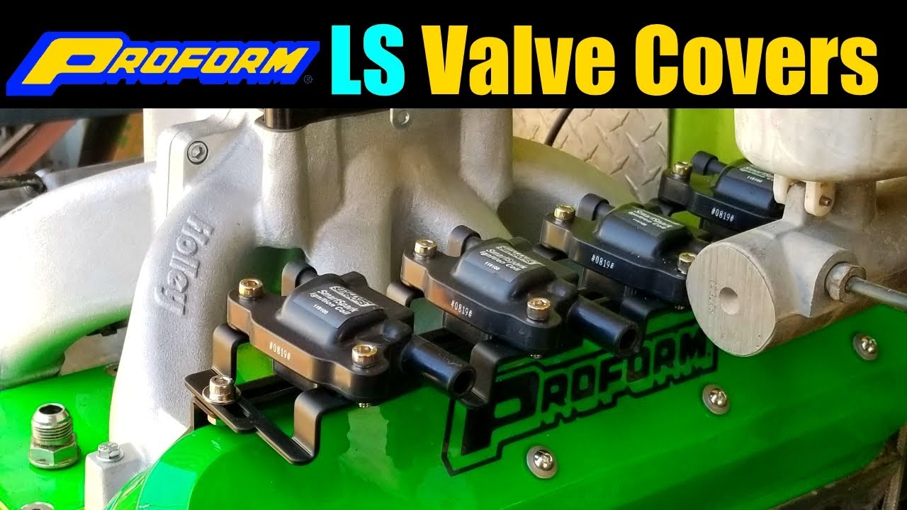 CLEANEST Chevrolet Performance LS Valve Cover Install | Proform 141-266 Valve Covers |