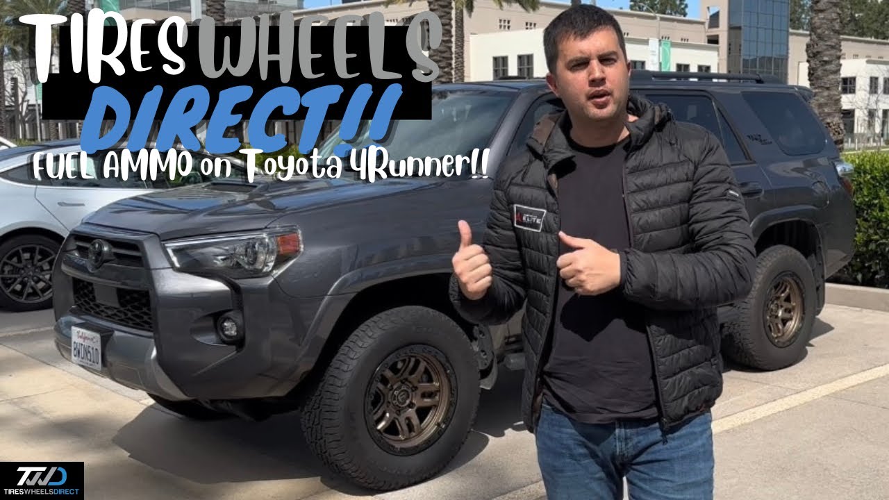 2022 Toyota 4Runner on Fuel Ammo Wheels 17x9 6x139.7 +1 in Matte Bronze Finish. Part #D70217908950