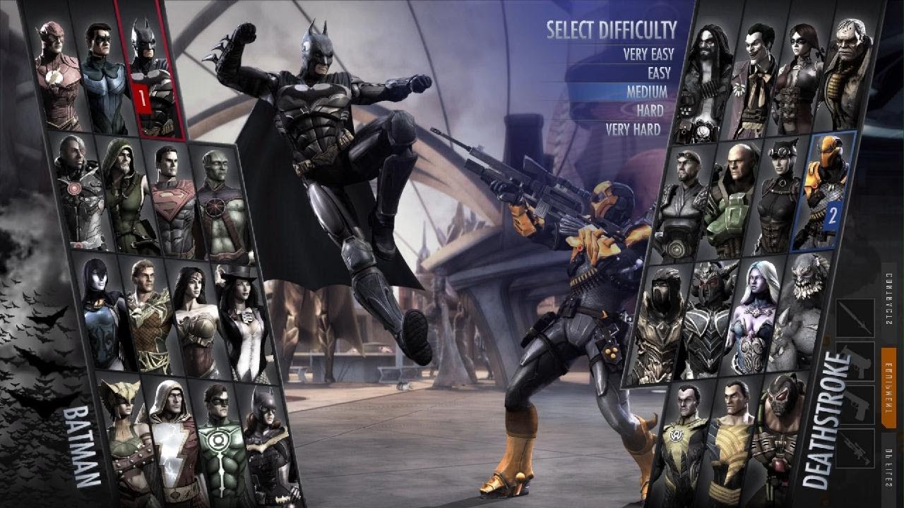 Batman vs dethstroke.