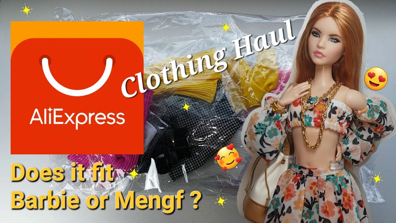 Barbie Clothing Haul from Aliexpress - does it fit Barbie standard mtm, curvy and Mengf?