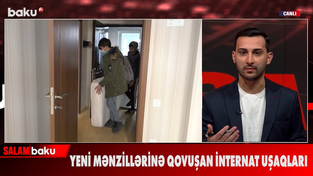 Yeni mənzillərinə qovuşan internat uşaqları | Baku TV |