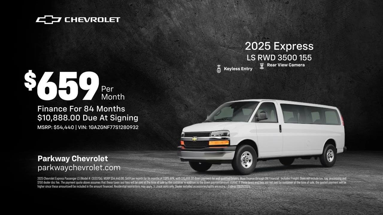 Chevrolet Express 03/15/2026 7101850