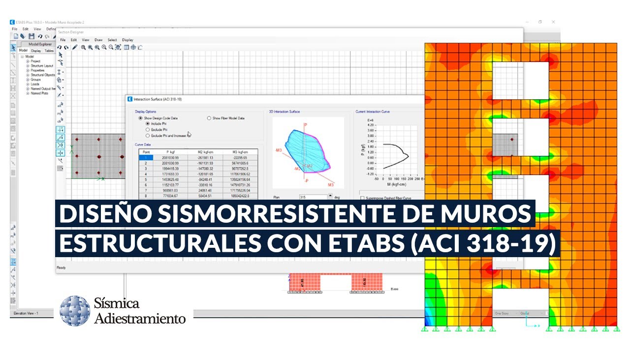 Diseño Sismorresistente de Muros Estructurales con ETABS (ACI 318-19)