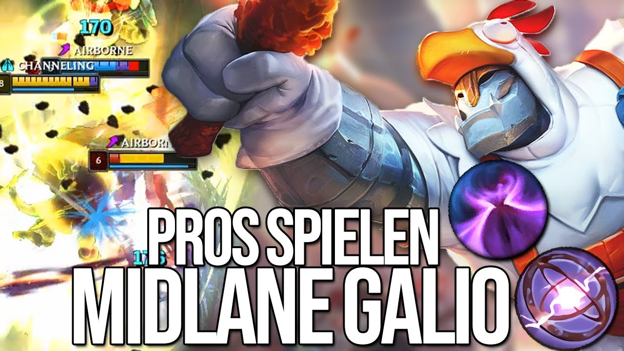 Heftiger Ult Buff! | Pros spielen Galio Midlane