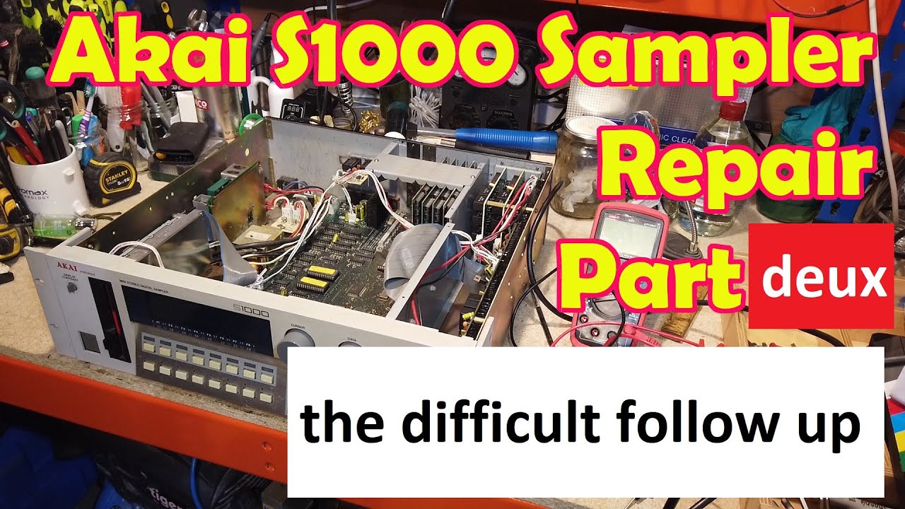 Akai S1000 sampler repair part 2 – what was wrong and how i fixed it