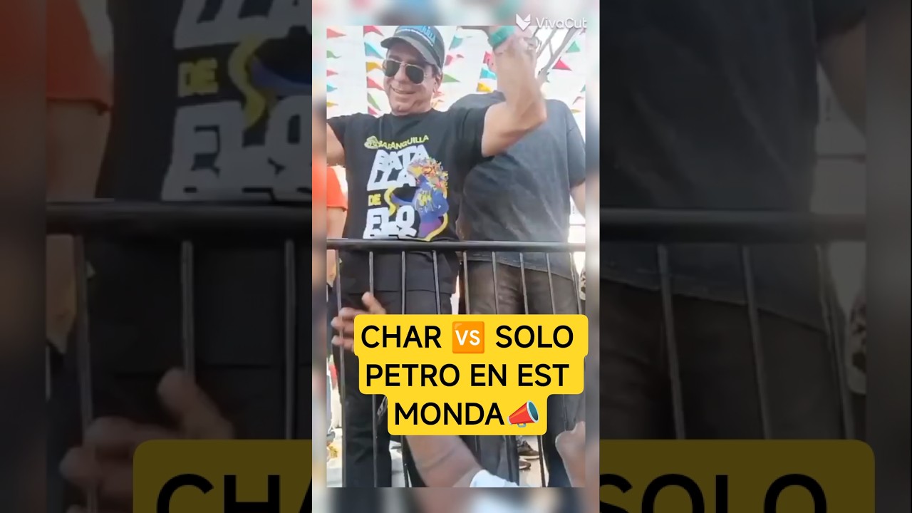 Alex Char queda PERPLEJO! 😱 Hombre grita &ldquo;Viva Petro&rdquo; y desata canto viral 🔥🇨🇴