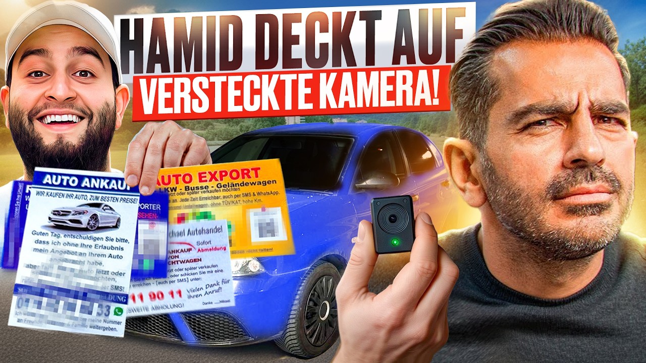 😱 Hamid UNDERCOVER: 100 € Auto 💸 Händlerkarten & versteckte Kamera enthüllen alles❗️ 🎥