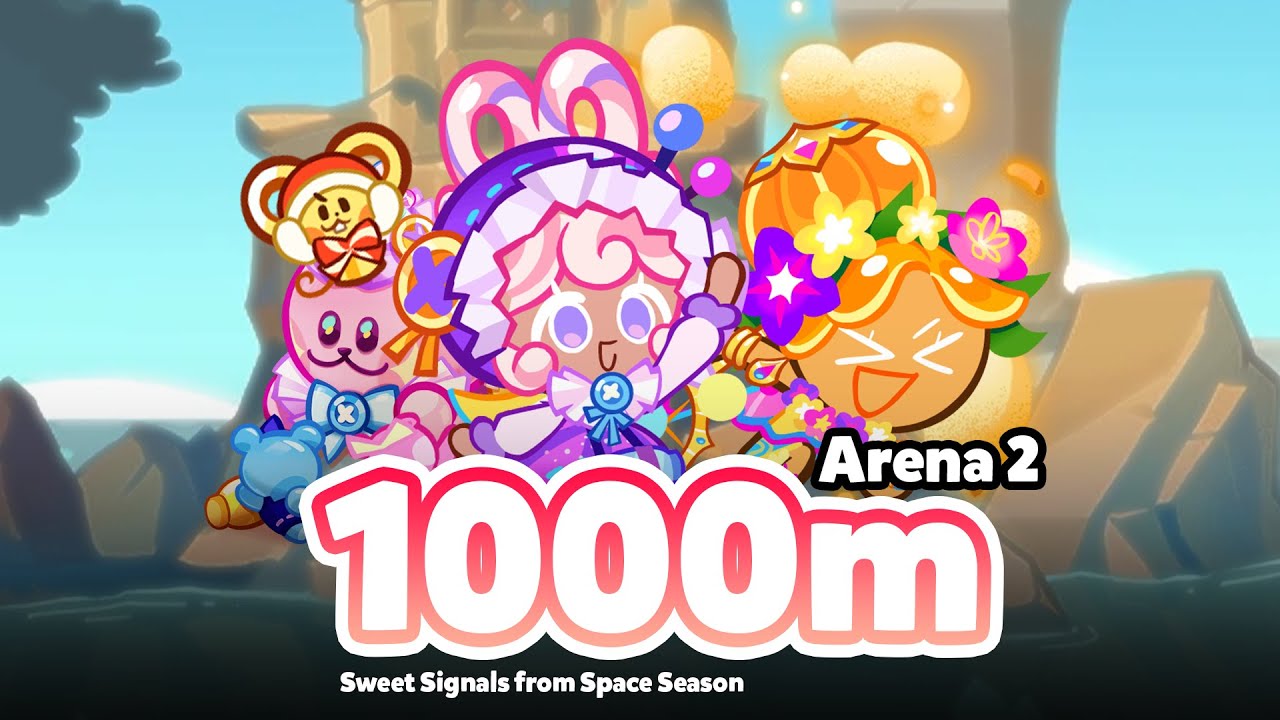 Guild Run Sweet Signals from Space Season Arena 2 1000m 쿠키런 길드전 아레나2 10억  | CROB
