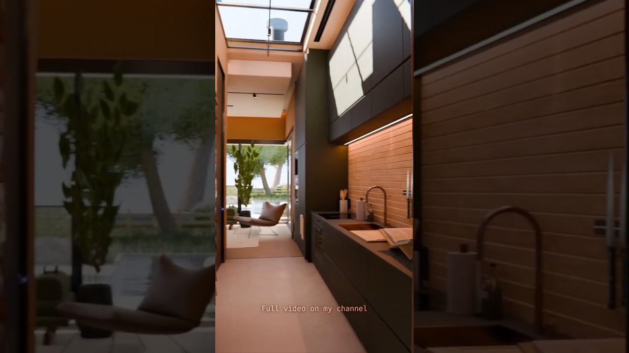 Blender Eevee Animation 2026 modern House 5 