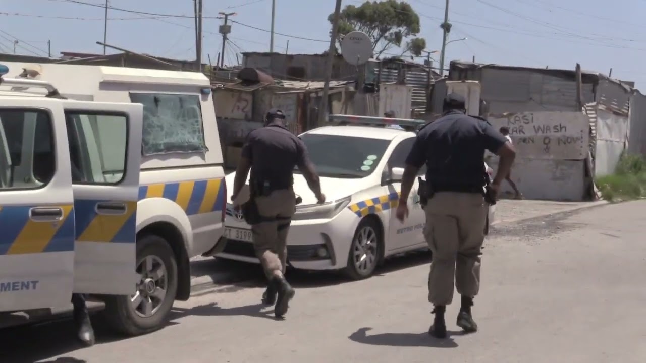 City of Cape Town law enforcement van crashed