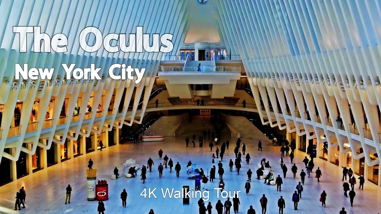 Oculus, Westfield World Trade Center and Brookfield Place | NYC | 4K Walking Tour