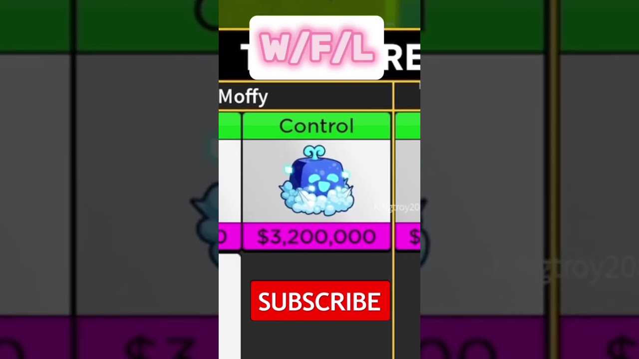 Is this a W, F or L trade in Blox Fruits? #roblox #moffy #bloxfruits