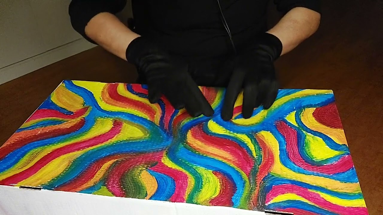 ASMR scratching on a Box #satisfying #