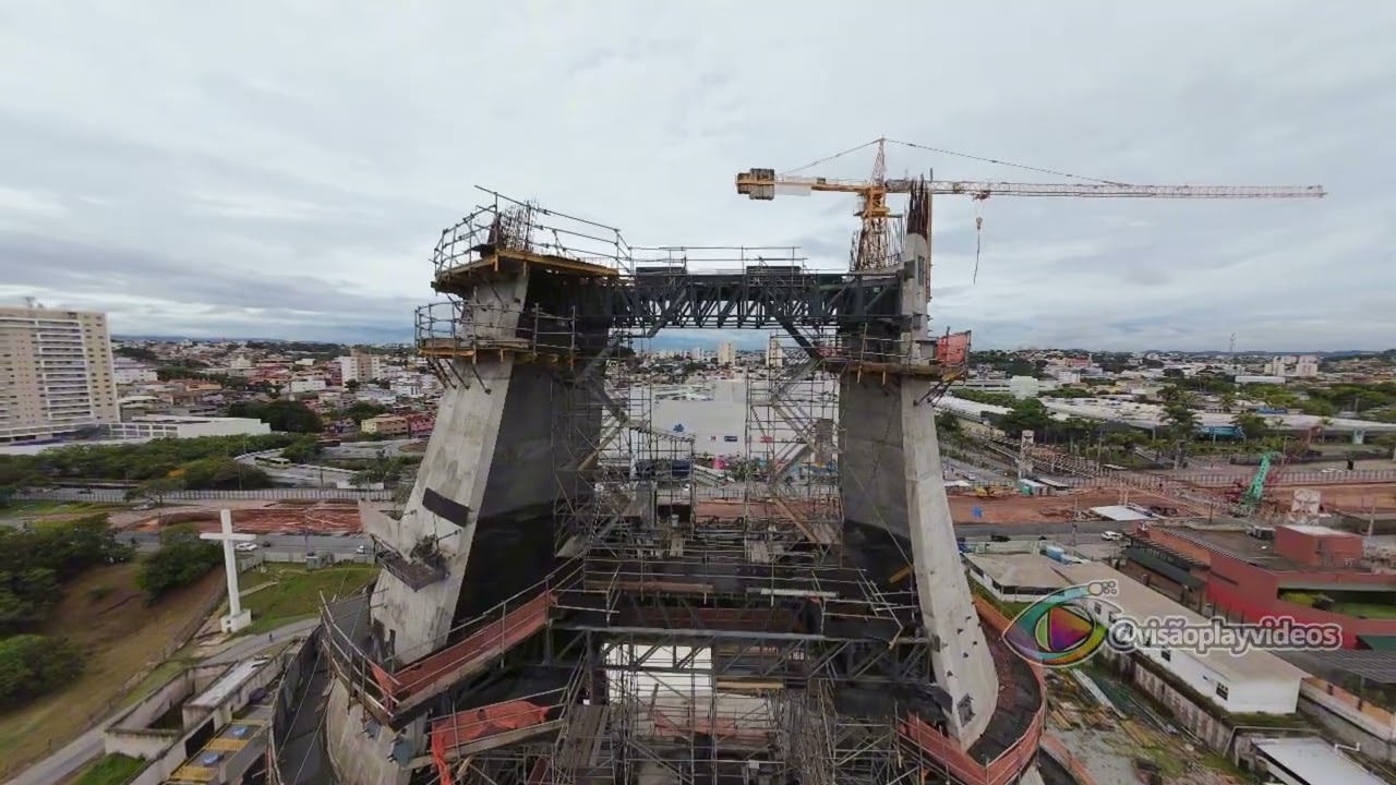 Obra da igreja Cristo Rei Belo Horizonte  