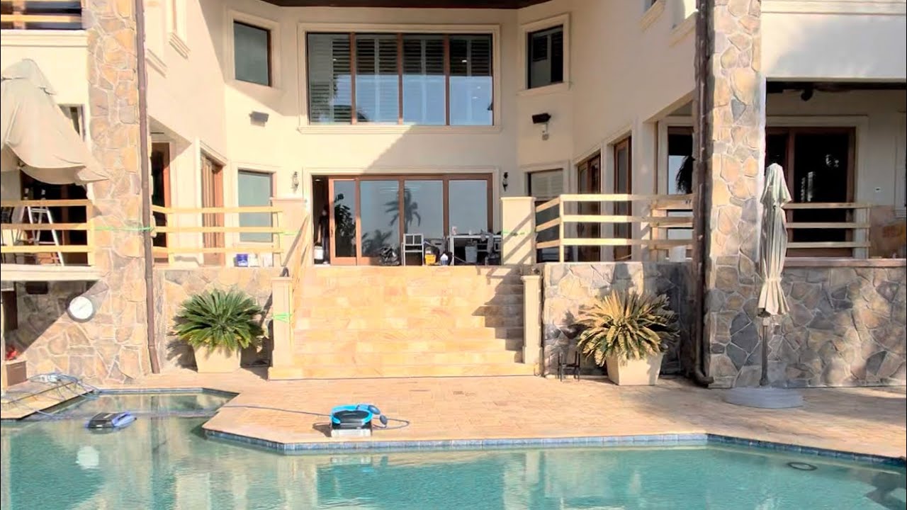 5 Million Dollar Mansion! Repair Work! #tilewithme #mansion #siestakey #repairs #remodel #stone 