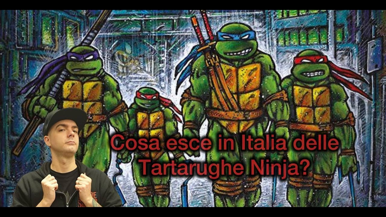 COSA ESCE IN ITALIA DELLE TARTARUGHE NINJA A FUMETTI?