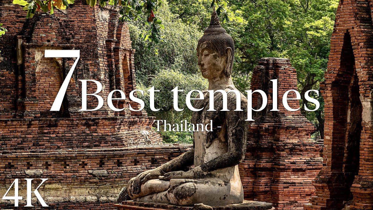 [4K]7 Best temples to visit in thailand🇹🇭 Bangkok, Chiang Mai,Chaiang Rai, Sukhothai