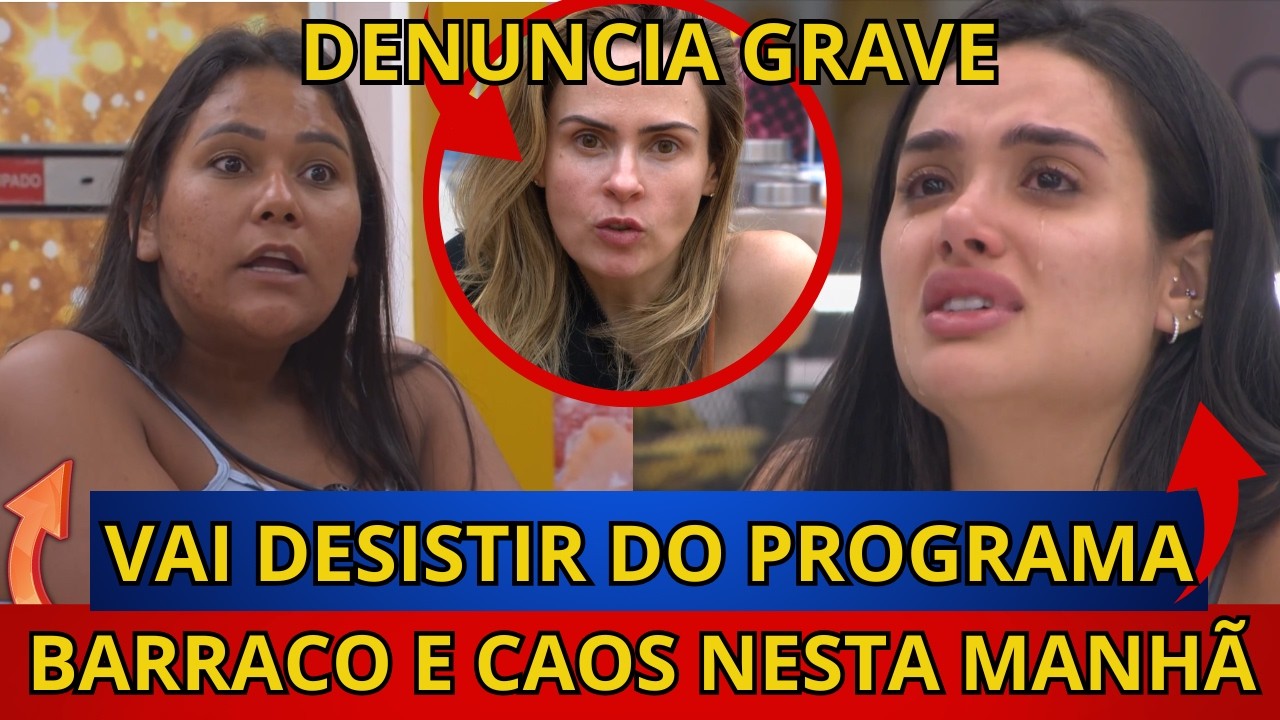 🔴BBB26: URGENTE, GLOBO RECEBE DENÚNCIA DE MANIPULAÇÃO, Jordana VAI DESISTIR DO BBB DEPOIS DE BRIGA.
