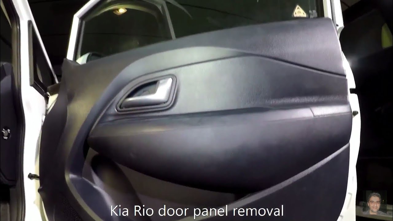 Kia Rio  2011–2017  door panel removal