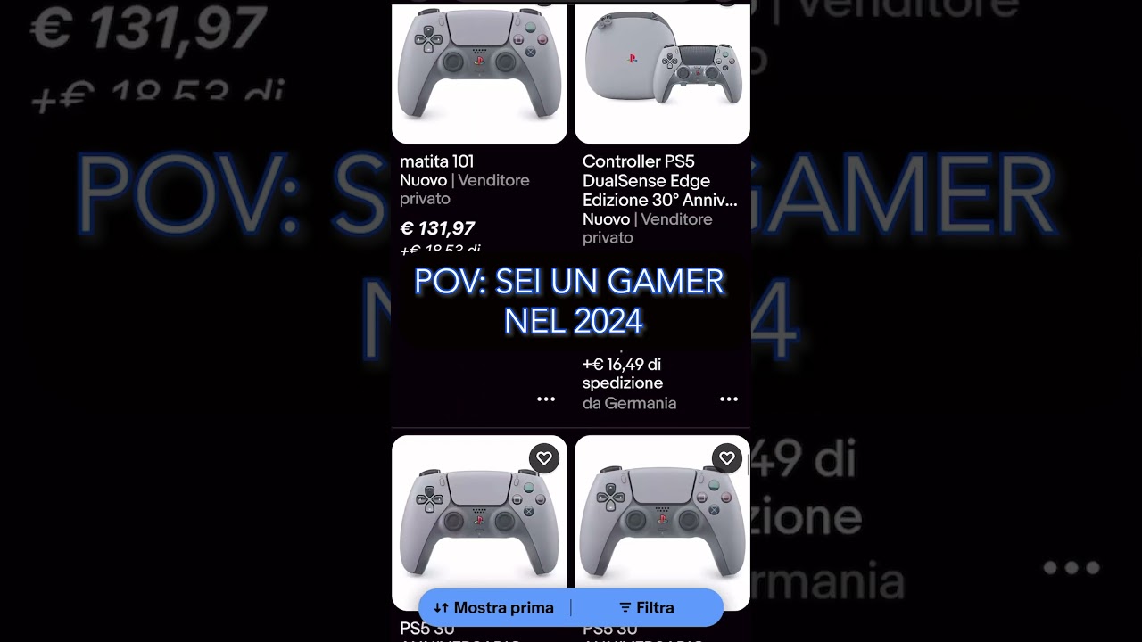 Oggi il mercato è questo. #playstation #ps5 #gaming #scalping #playstation30th
