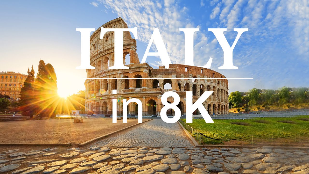 Italy in 8k  ULTRA HD HDR - Here is Venice & Rome (60 FPS)