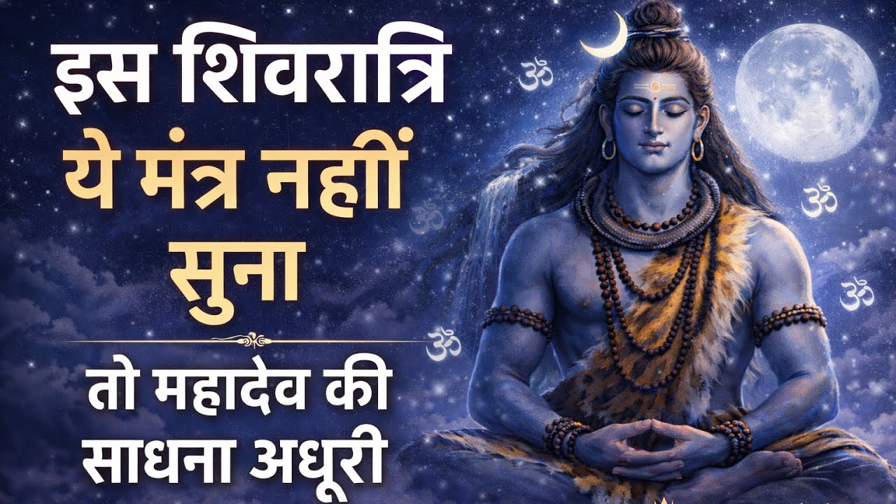 इस शिवरात्रि ये मंत्र नहीं सुना तो महादेव की साधना अधूरी रह जाएगी 🔱 | ॐ त्र्यम्बकं यजामहे